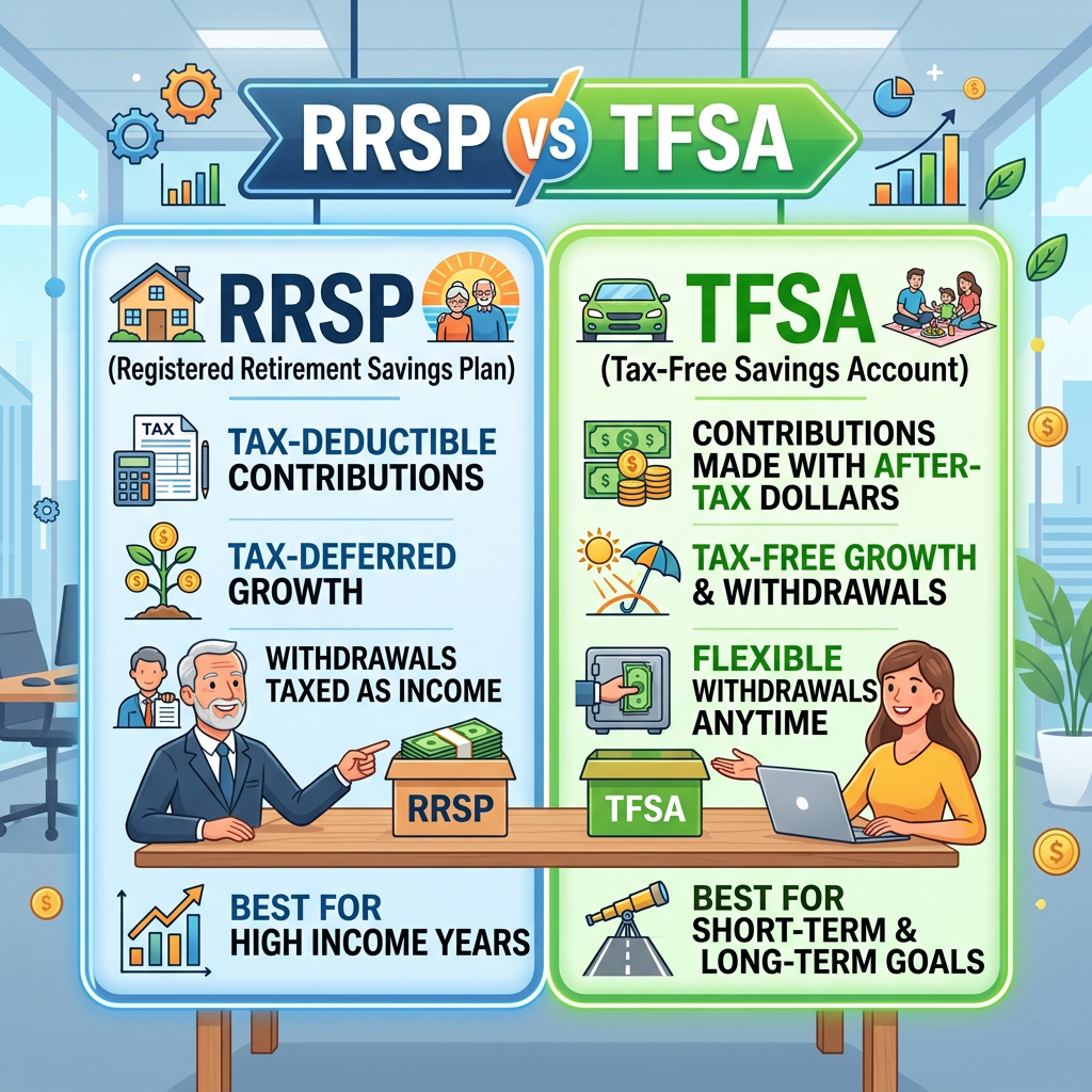 RRSP versus TFSA comparison